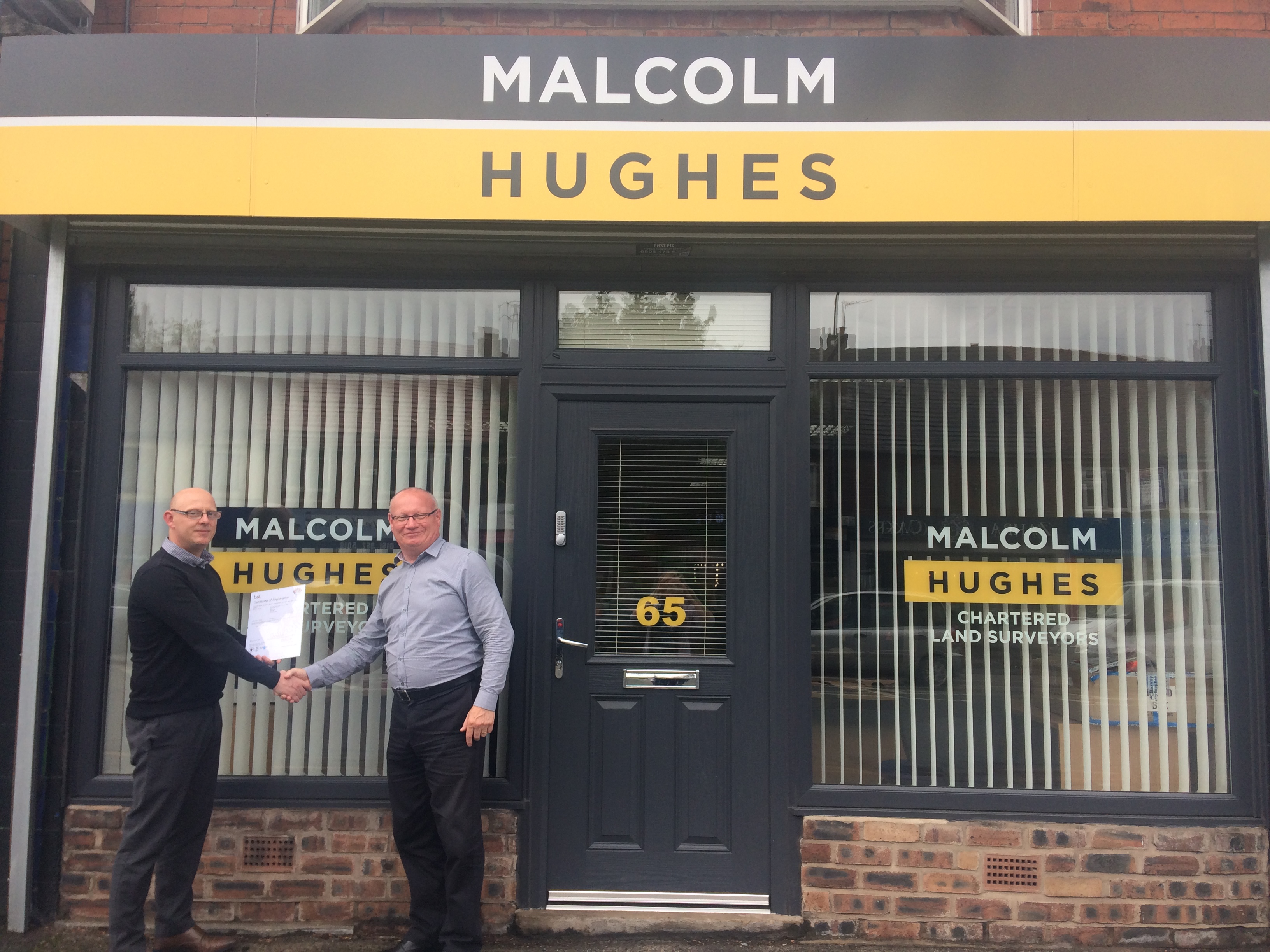 Malcolm Hughes achieves ISO45001