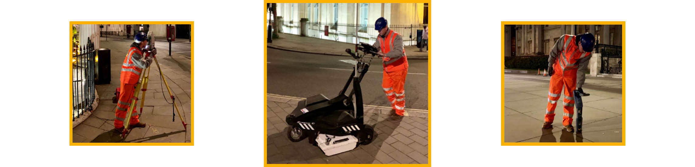 3 image surveying underground surveying in london