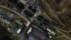 UAV Surveys 1 A UAV survey of an industrial area.