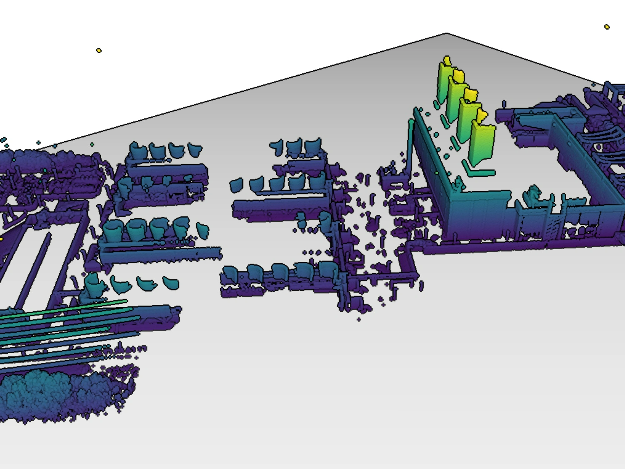 a 3D LiDAR scan of Uniper Energy assets.